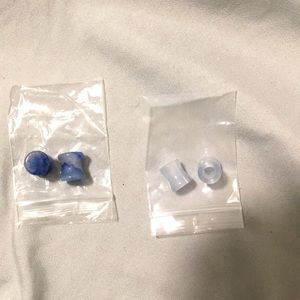 Two earrings for a stretched ears